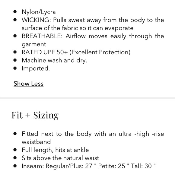 Athleta elation shine tight - Picture 7 of 7